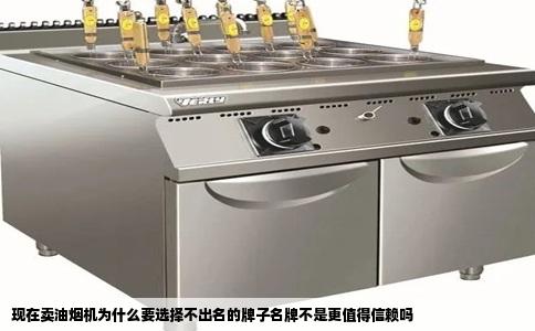 现在卖油烟机为什么要选择不出名的牌子名牌不是更值得信赖吗