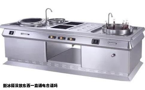 新冰箱没放东西一直通电合适吗