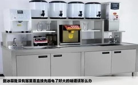 新冰箱我没有擦里面直接先插电了好大的味道该怎么办