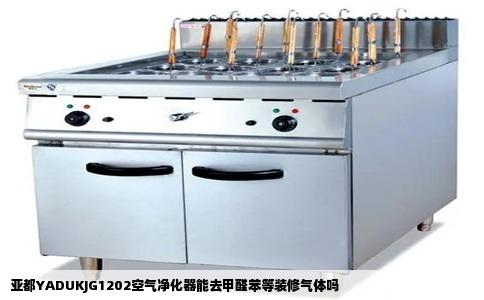 亚都YADUKJG1202空气净化器能去甲醛苯等装修气体吗